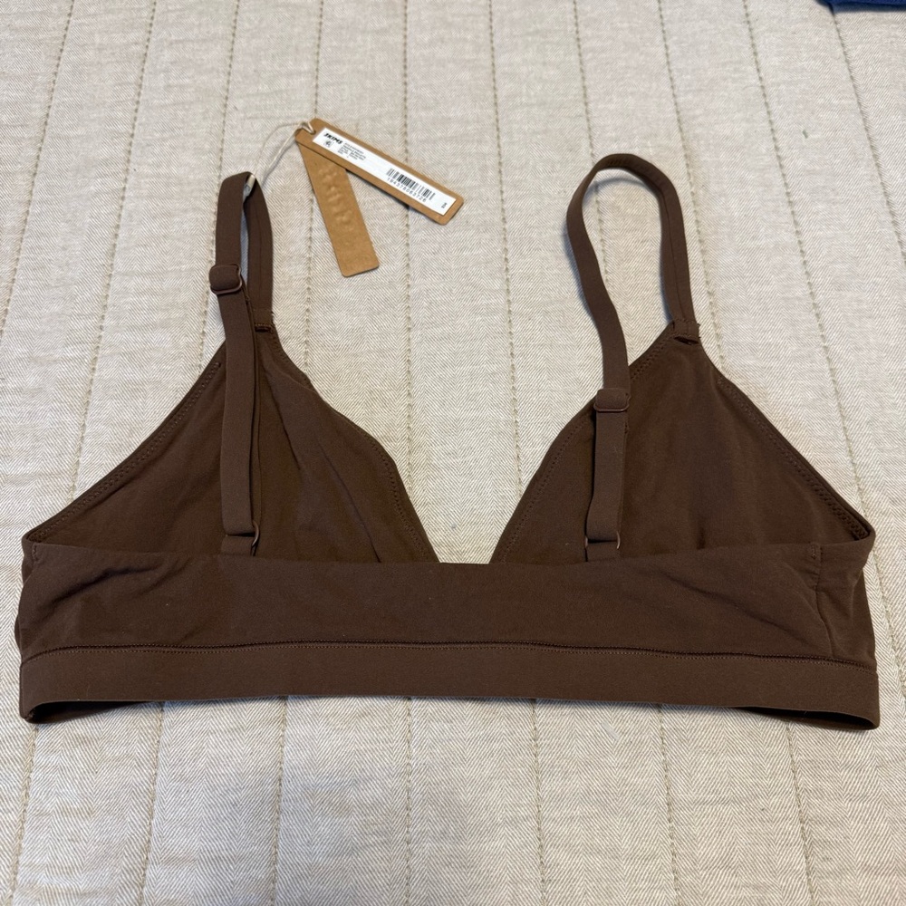SKIMS Cocoa Triangle Bralette